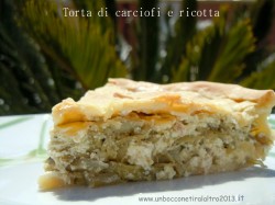 Torta di carciofi e ricotta