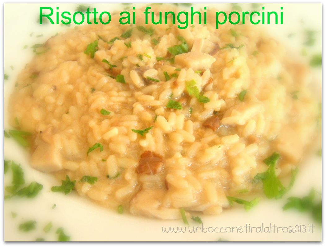 Risotto ai funghi porcini