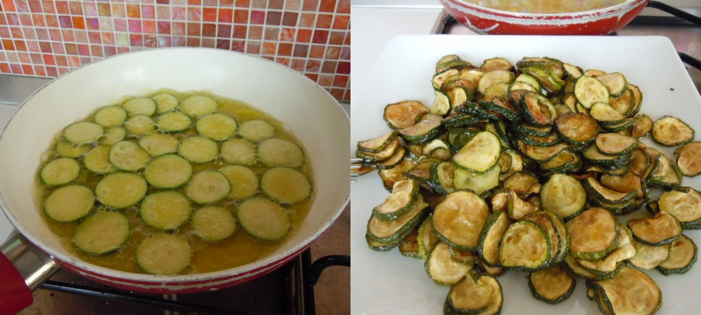 Paccheri con gamberi zucchine e rucola