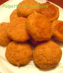 Polpette di cavolfiore