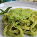 Fettuccine pesto zucchine