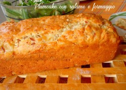 Plumcake salame e formaggio