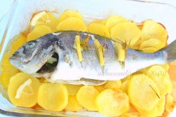 orata con patate