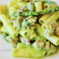 Pasta con asparagi e salsiccia