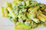 Pasta con asparagi e salsiccia